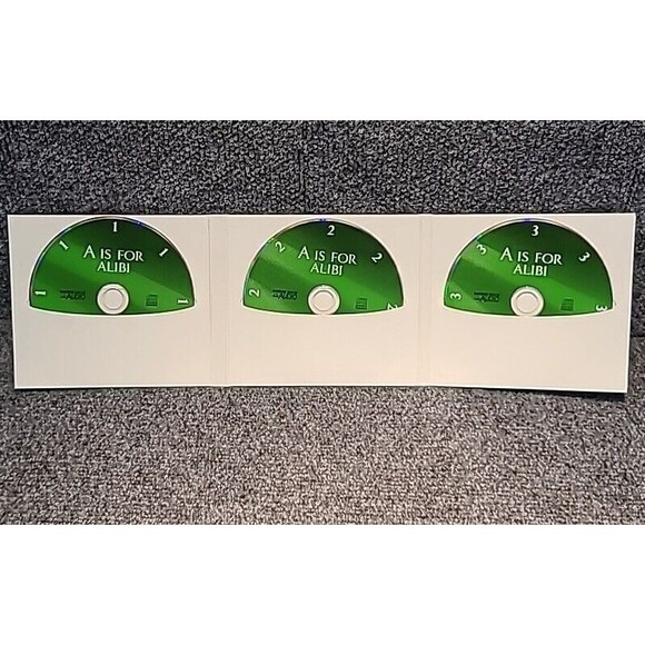 A Is For Alibi (A Kinsey Millhone Novel) - Audio CD By Grafton, Sue - VERY GOOD - Picture 4 of 4